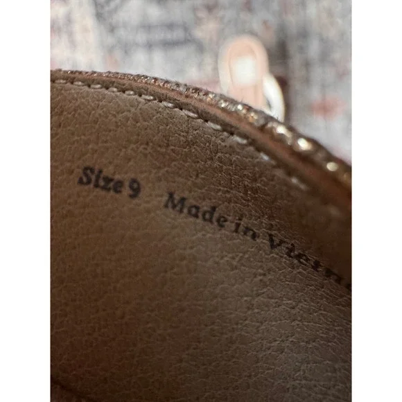 NWOT Dolce Vita Womens Silver Gold Metallic Pointed Toe Mule Heels Slip On  9 - Picture 10 of 12